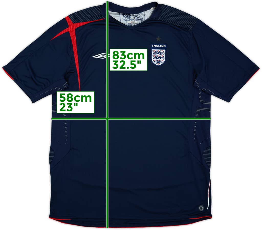 2005-06 England GK S/S Shirt - 6/10 - (XXL)