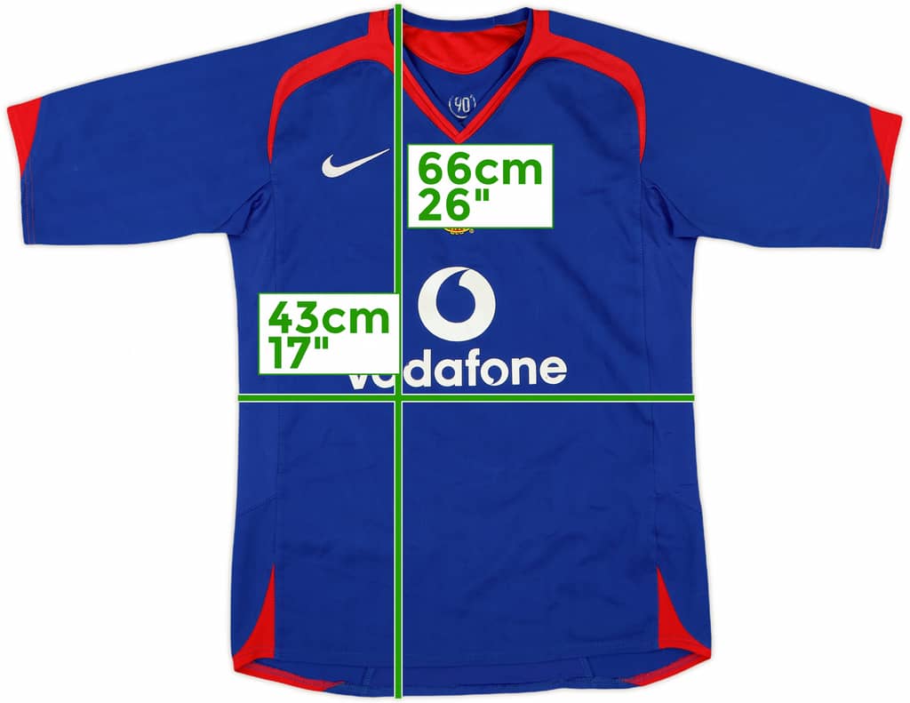 2005-06 Manchester United Away Shirt - 6/10 - (L.Boys)