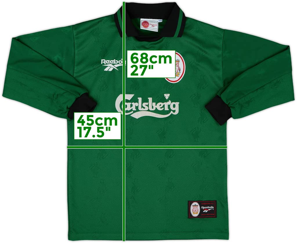 1996-97 Liverpool GK Shirt - 8/10 - (L.Boys)