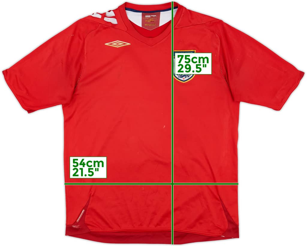 2006-08 England Away Shirt - 4/10 - (L)