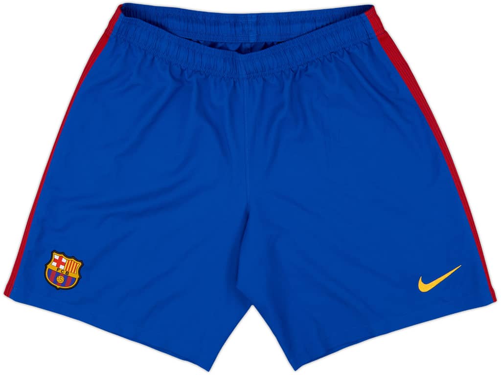 2016-17 Barcelona Home Shorts - 9/10 - (XL)