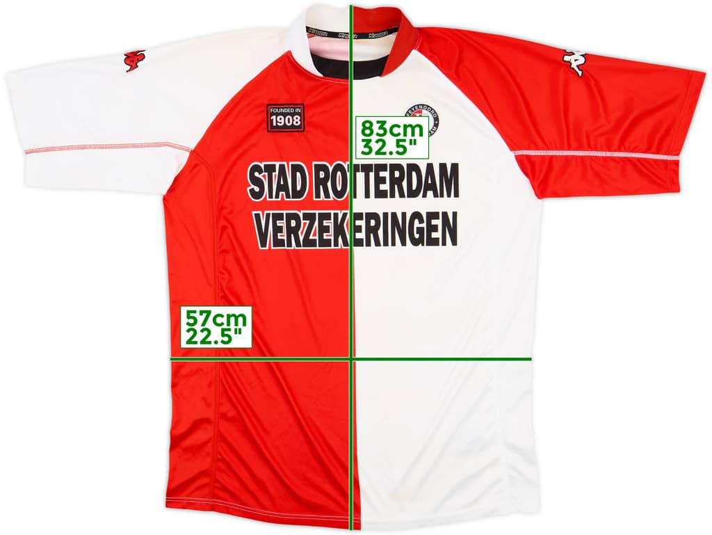 2002-03 Feyenoord Home Shirt - 7/10 - (XXL)
