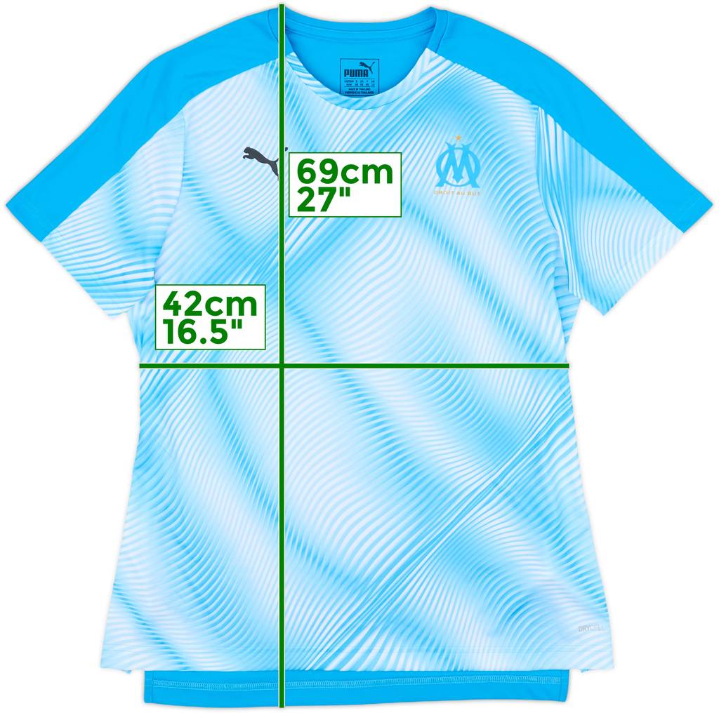 2019-20 Olympique Marseille Puma Training Shirt - 10/10 - (Women's M) 