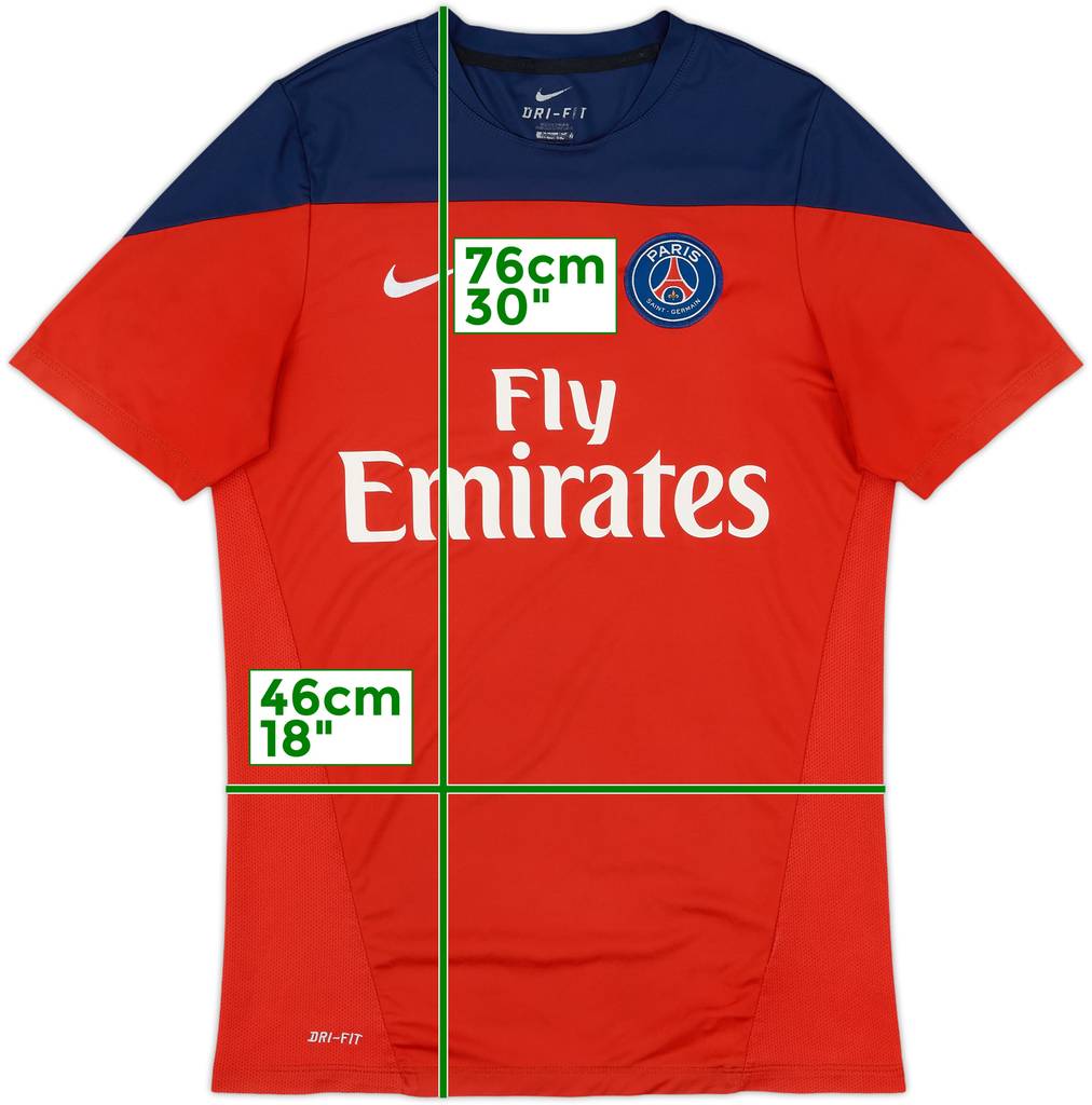 2014-15 Paris Saint-Germain Nike Training Shirt - 7/10 - (M)