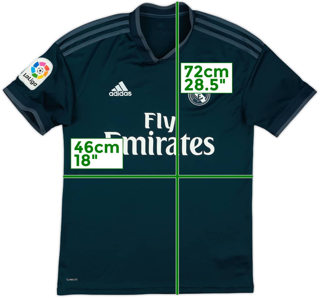 2018-19 Real Madrid Away Shirt - 7/10 - (S)