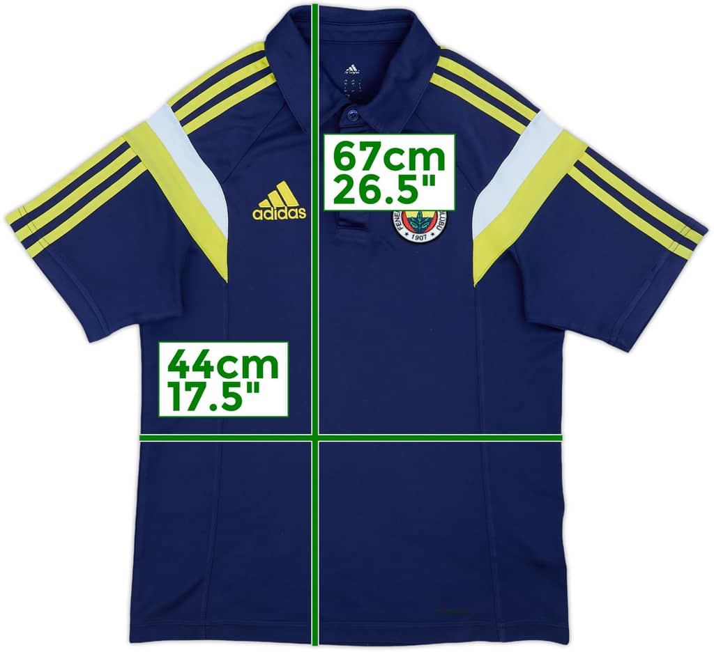 2014-15 Fenerbahce adidas Polo Shirt - 6/10 - (XS)