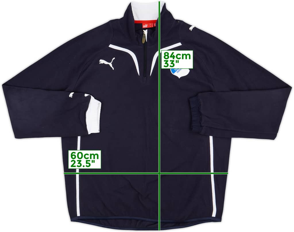 2009-10 Hoffenheim Puma 1/4 Zip Fleece Top - 7/10 - (XL)