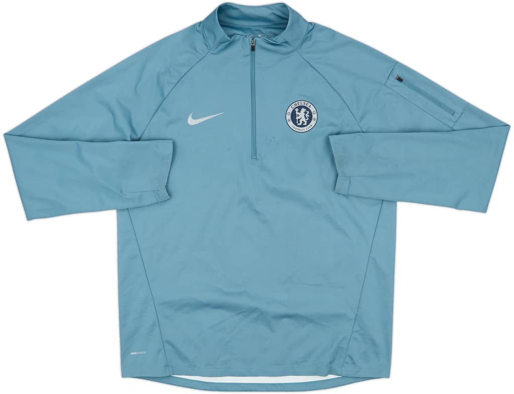 2018-19 Chelsea Nike 1/4 Zip Drill Top - 7/10 - (L)