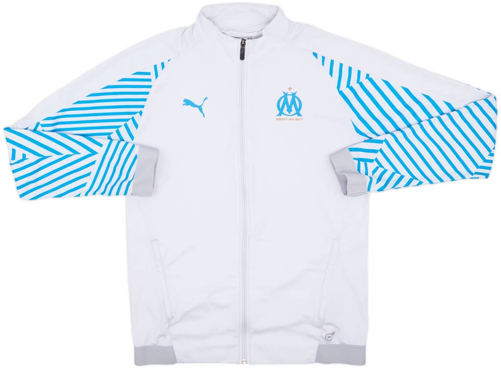 2018-19 Olympique Marseille Puma Track Jacket - 6/10 - (L)