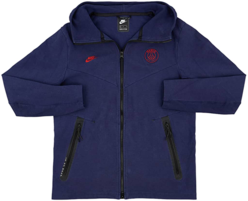 2019-20 Paris Saint-Germain Nike Hooded Track Jacket - 8/10 - (M)