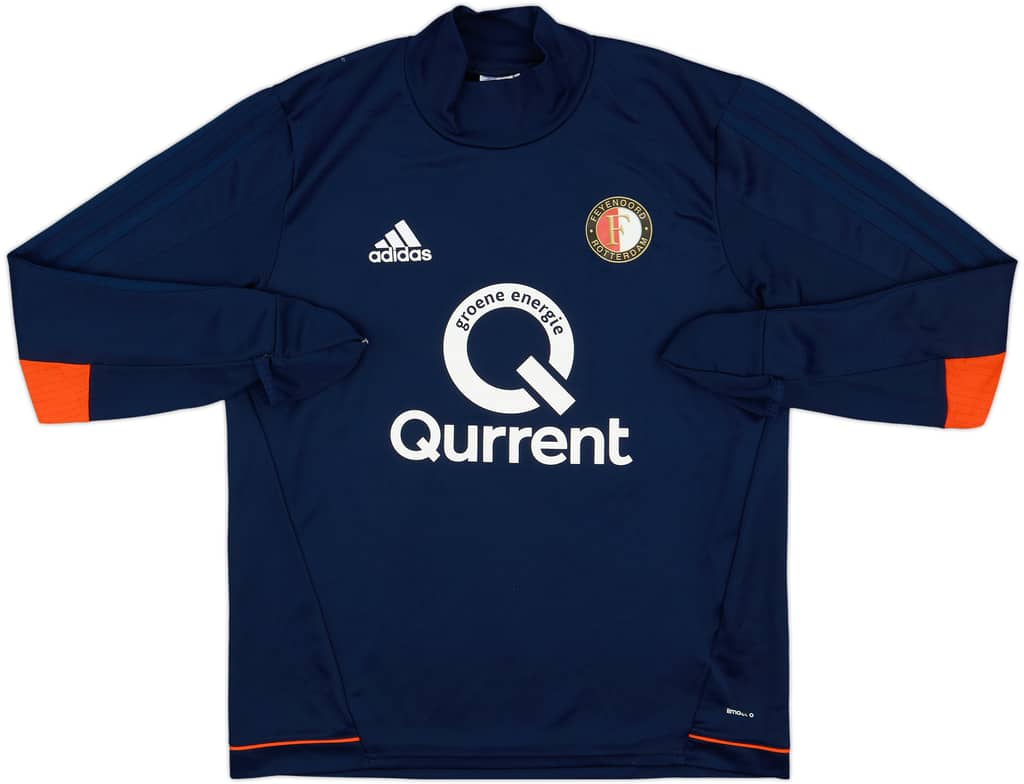 2017-18 Feyenoord adidas Drill Top - 8/10 - (L)