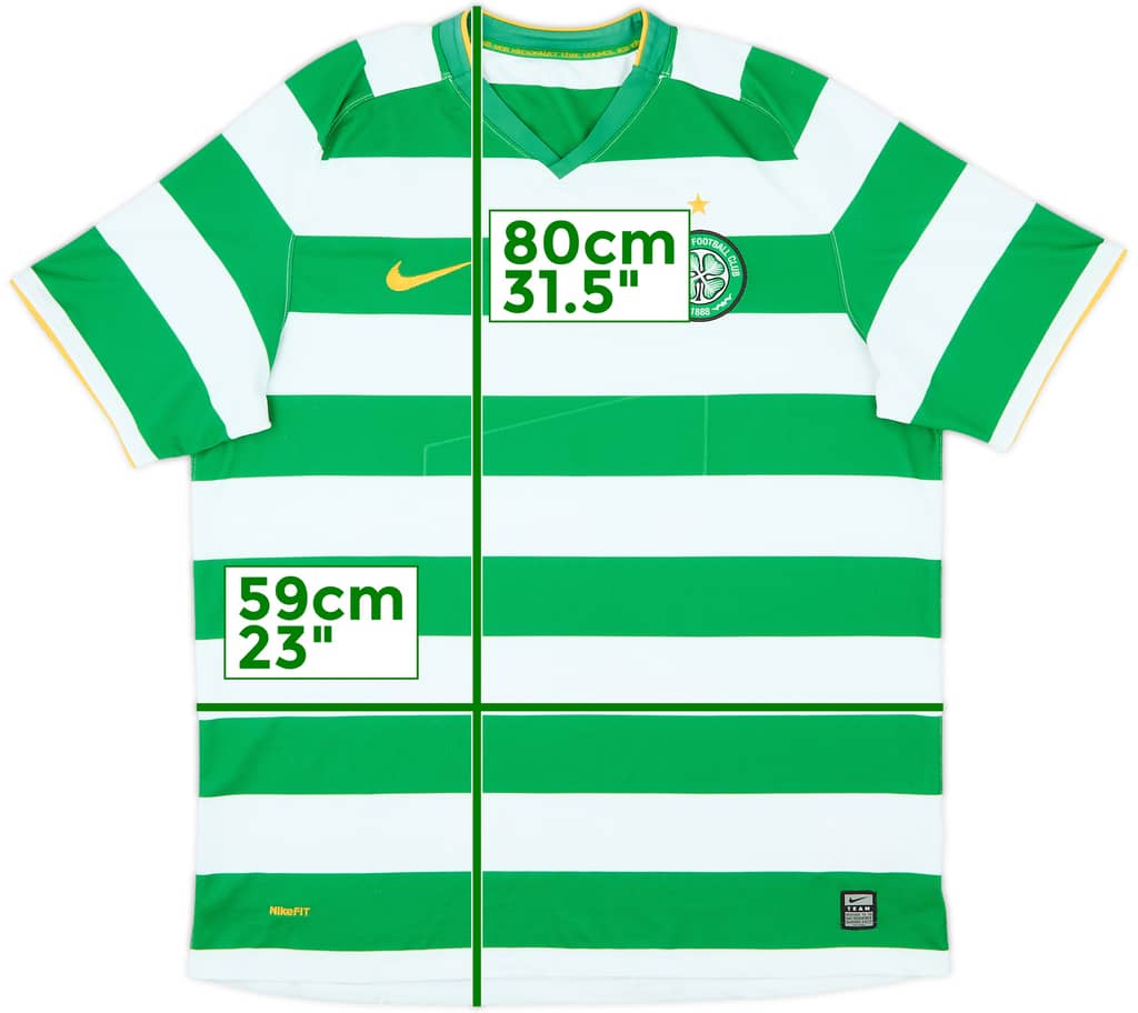 2008-10 Celtic Home Shirt - 4/10 - (XL)