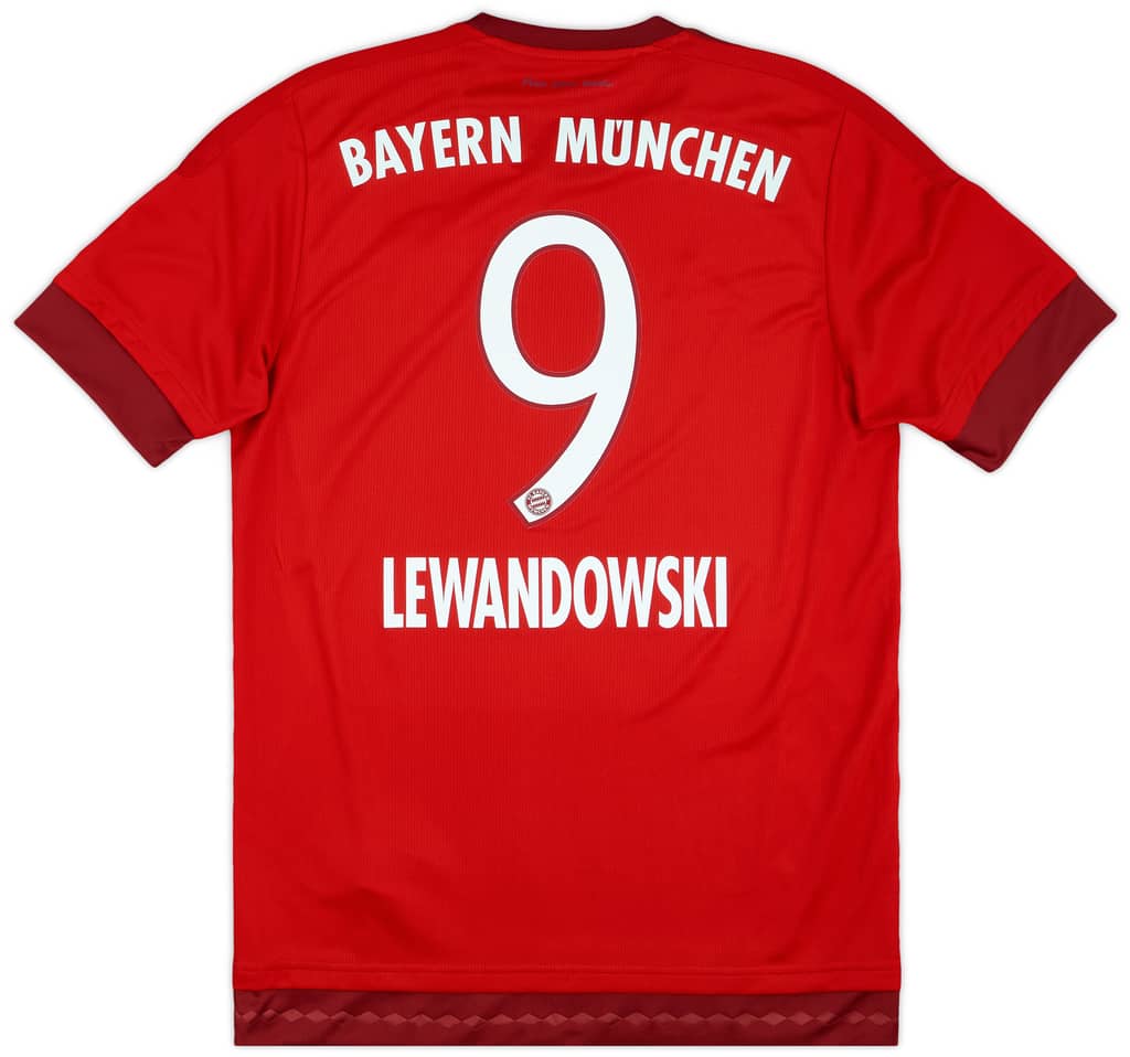 2015-16 Bayern Munich Home Shirt Lewandowski #9