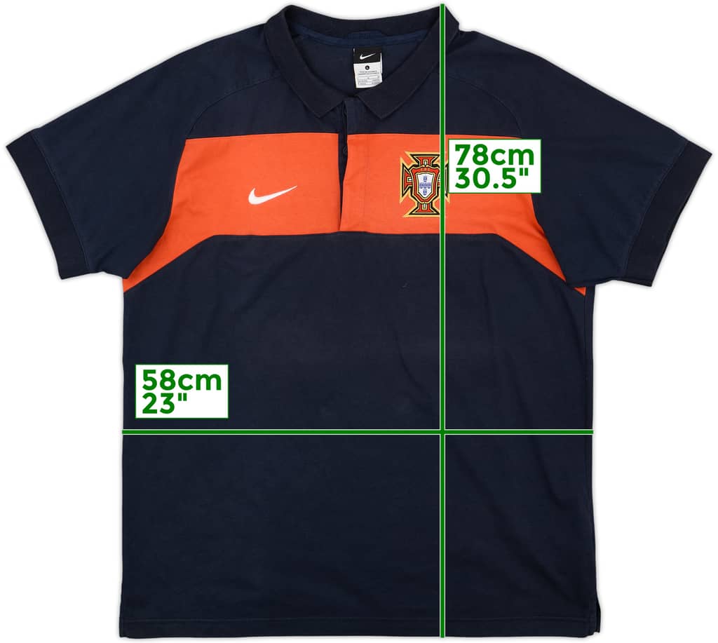 2010-11 Portugal Nike Polo Shirt - 9/10 - (L)