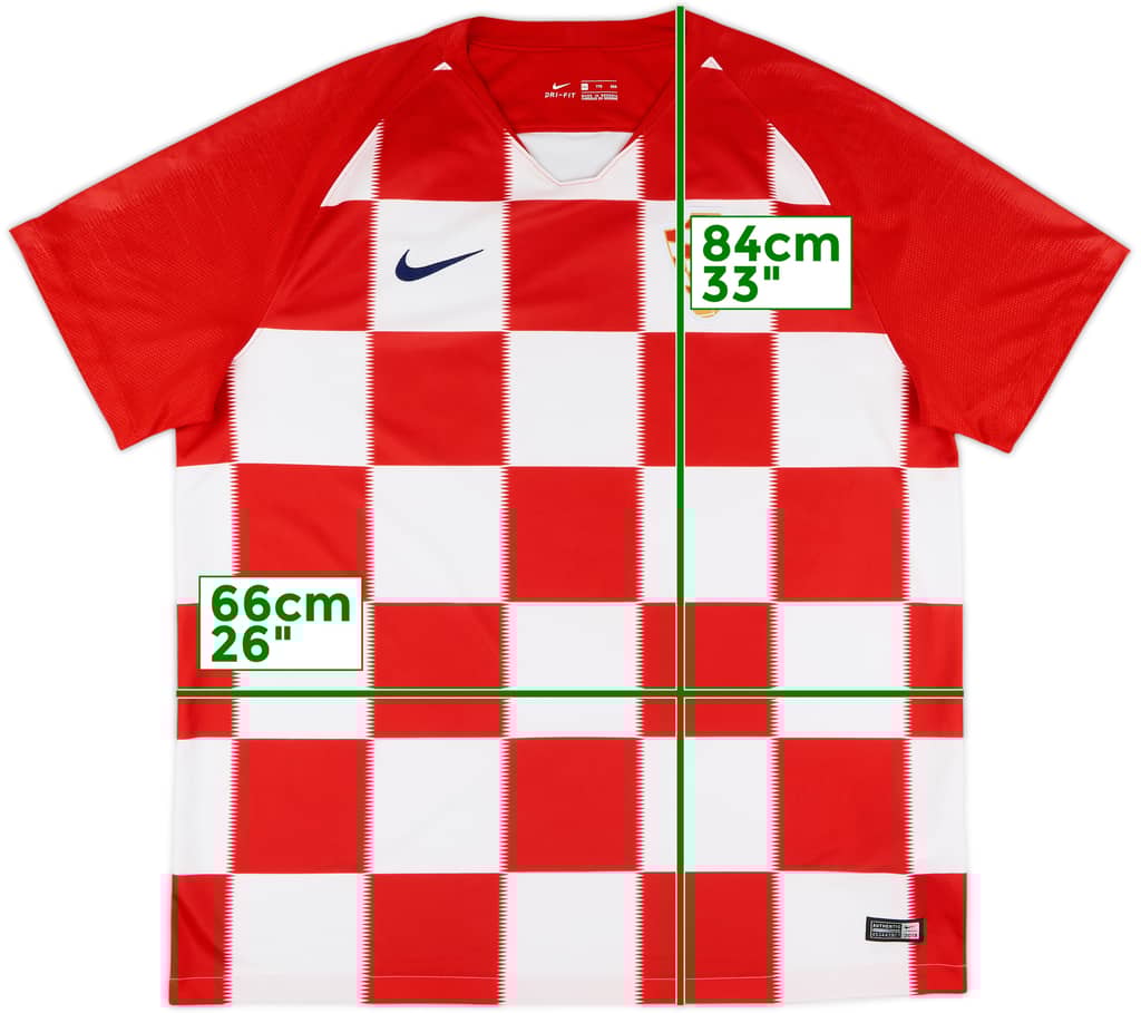 2018-19 Croatia Home Shirt - 10/10 - (XXL)