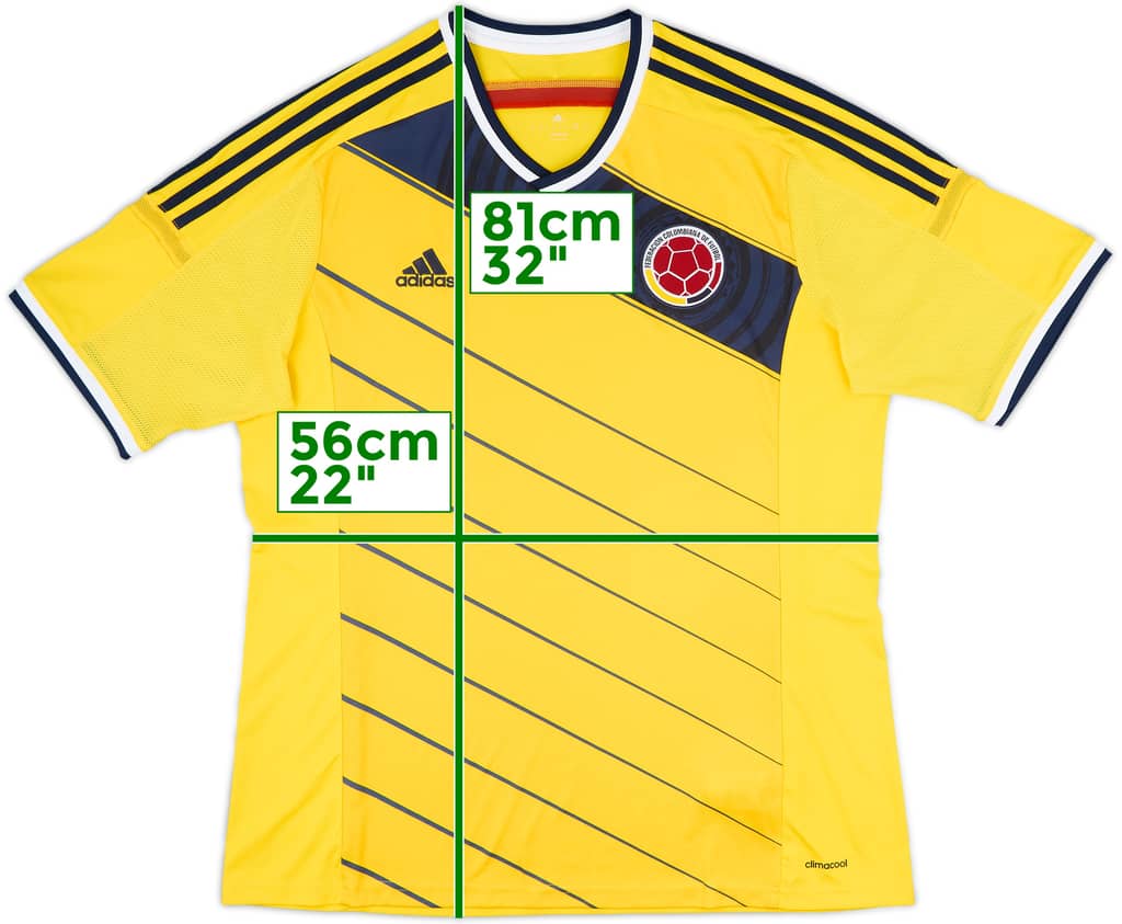 2014-15 Colombia Home Shirt - 10/10 - (XL)