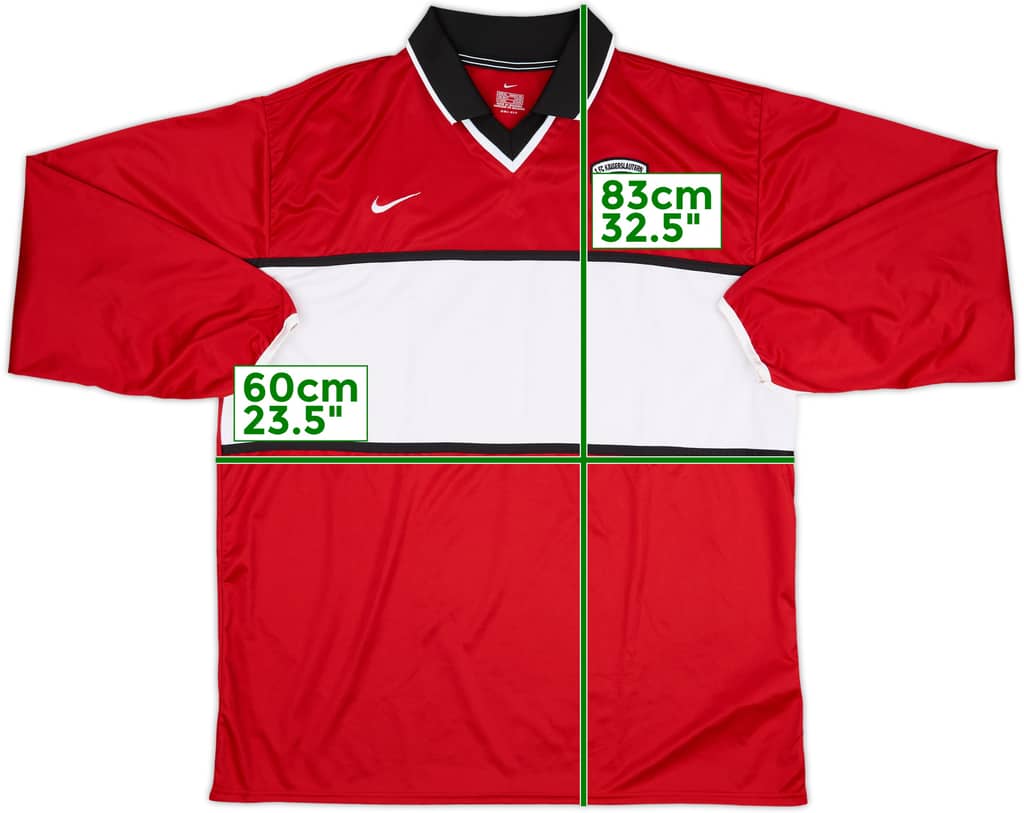 2001-02 Kaiserslautern Player Issue Home L/S Shirt - 9/10 - (XL)