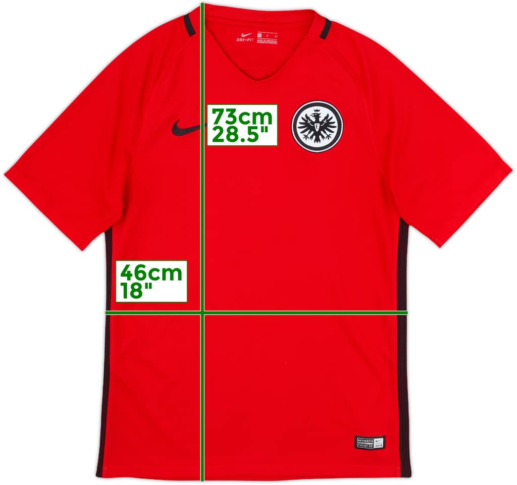 2016-17 Eintracht Frankfurt Away Shirt - 8/10 - (S)