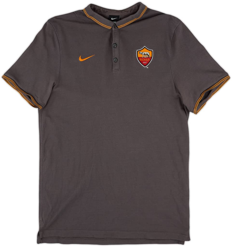 2015-16 Roma Nike Polo Shirt - 9/10 - (L)