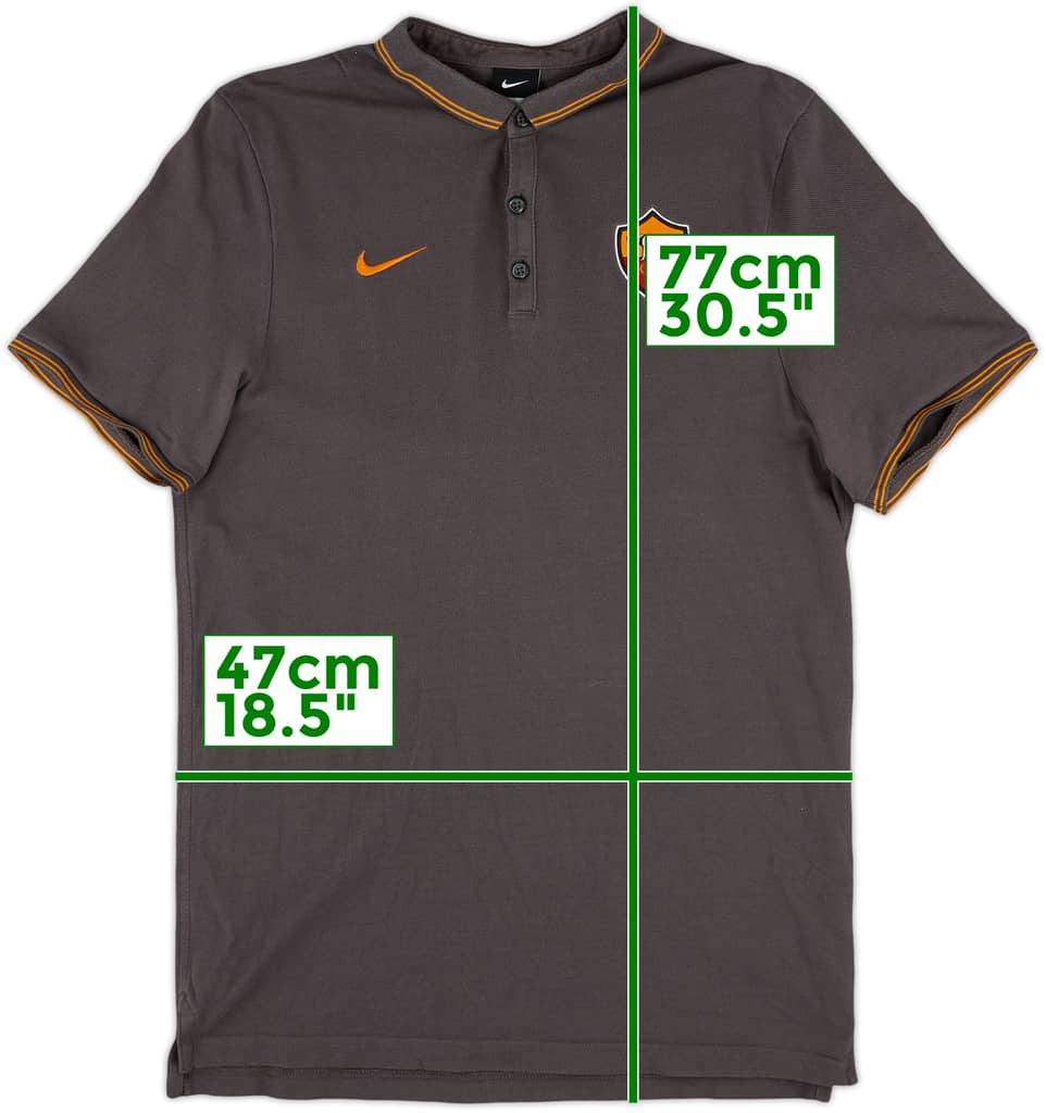 2015-16 Roma Nike Polo Shirt - 9/10 - (L)