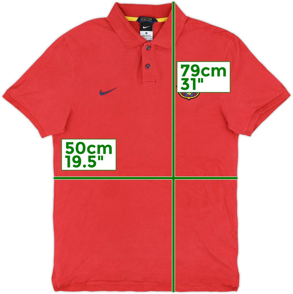 2013-14 Barcelona Nike Polo Shirt - 6/10 - (M)