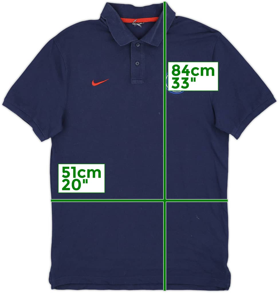 2013-14 Paris Saint-Germain Nike Polo Shirt - 7/10 - (L)