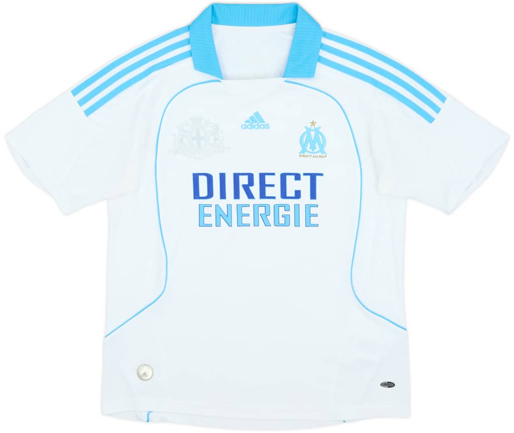 2008-09 Olympique Marseille Home Shirt - 7/10 - (M.Boys)