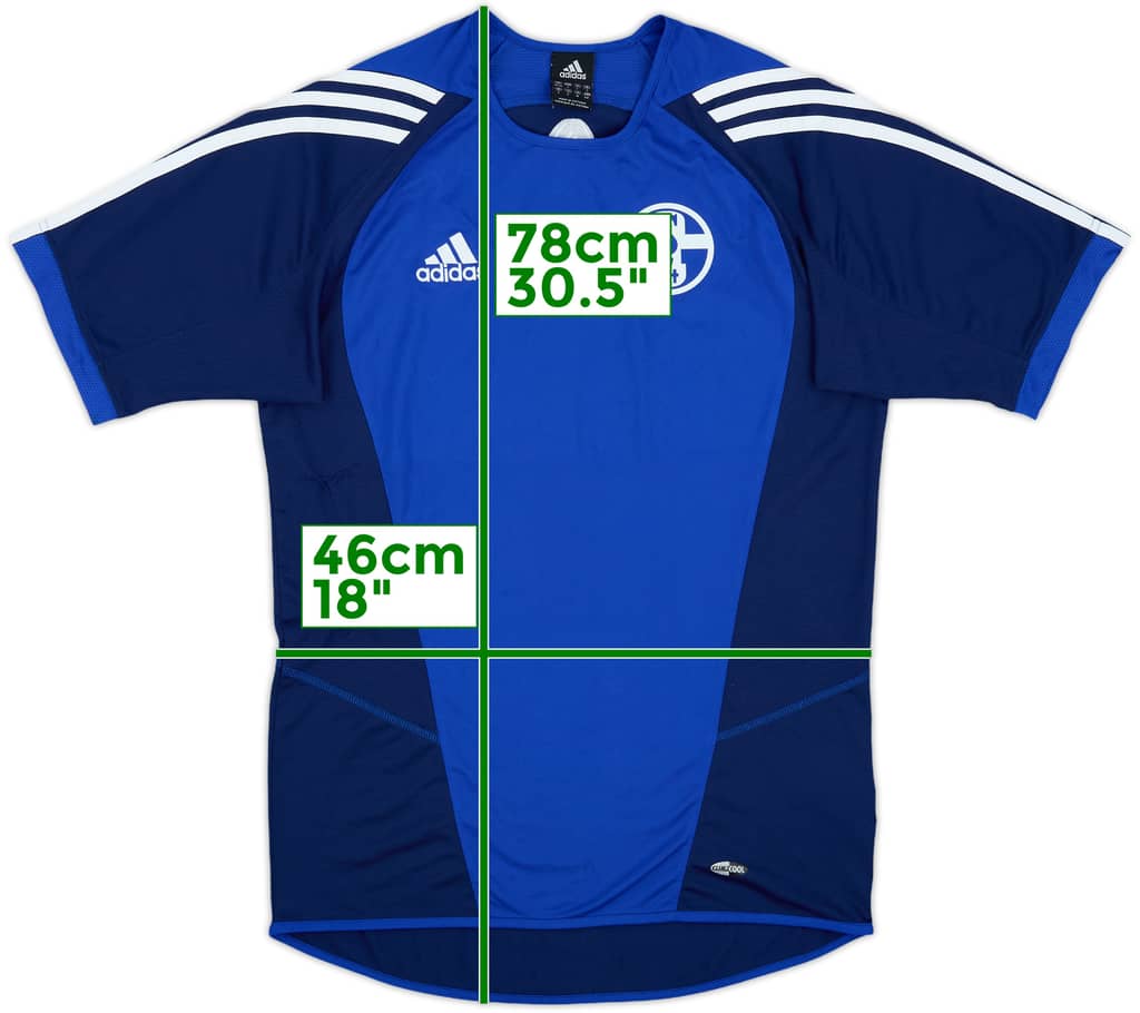 2006-07 Schalke adidas Training Shirt - 8/10 - (S)