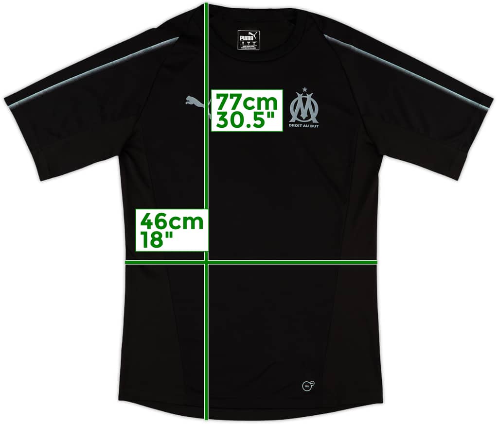 2018-19 Olympique Marseille Puma Training Shirt - 9/10 - (M)