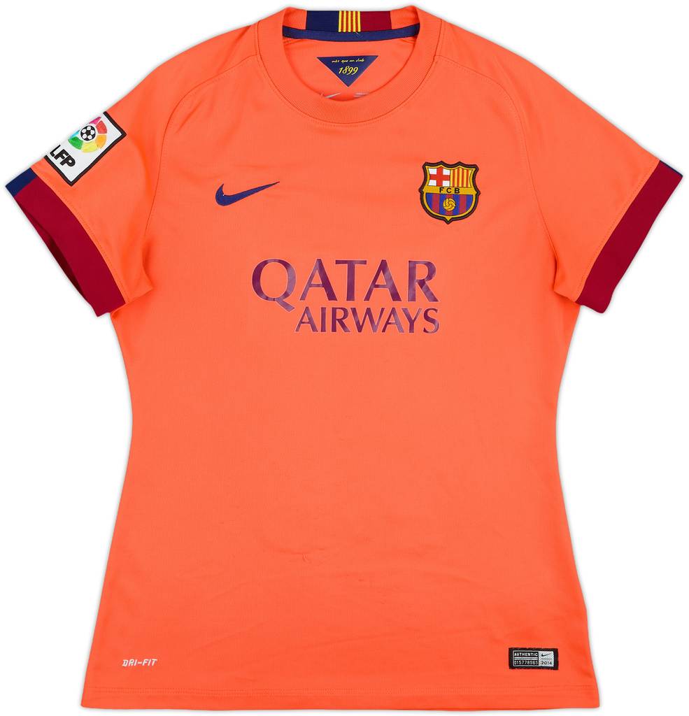 2014-15 Barcelona Away Shirt - 8/10 - (Women's M)