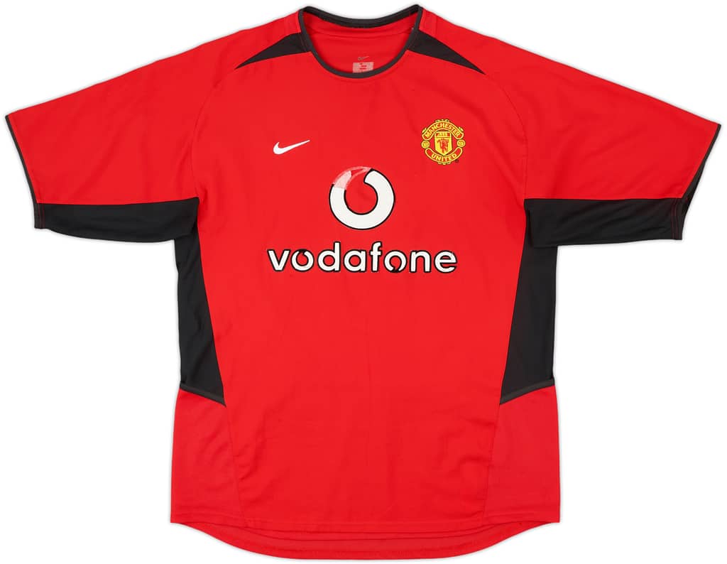 2002-04 Manchester United Home Shirt - 4/10 - (M)