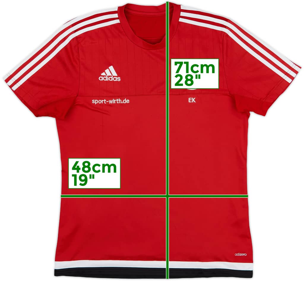 2015-16 adidas Template Shirt - 9/10 - (M)