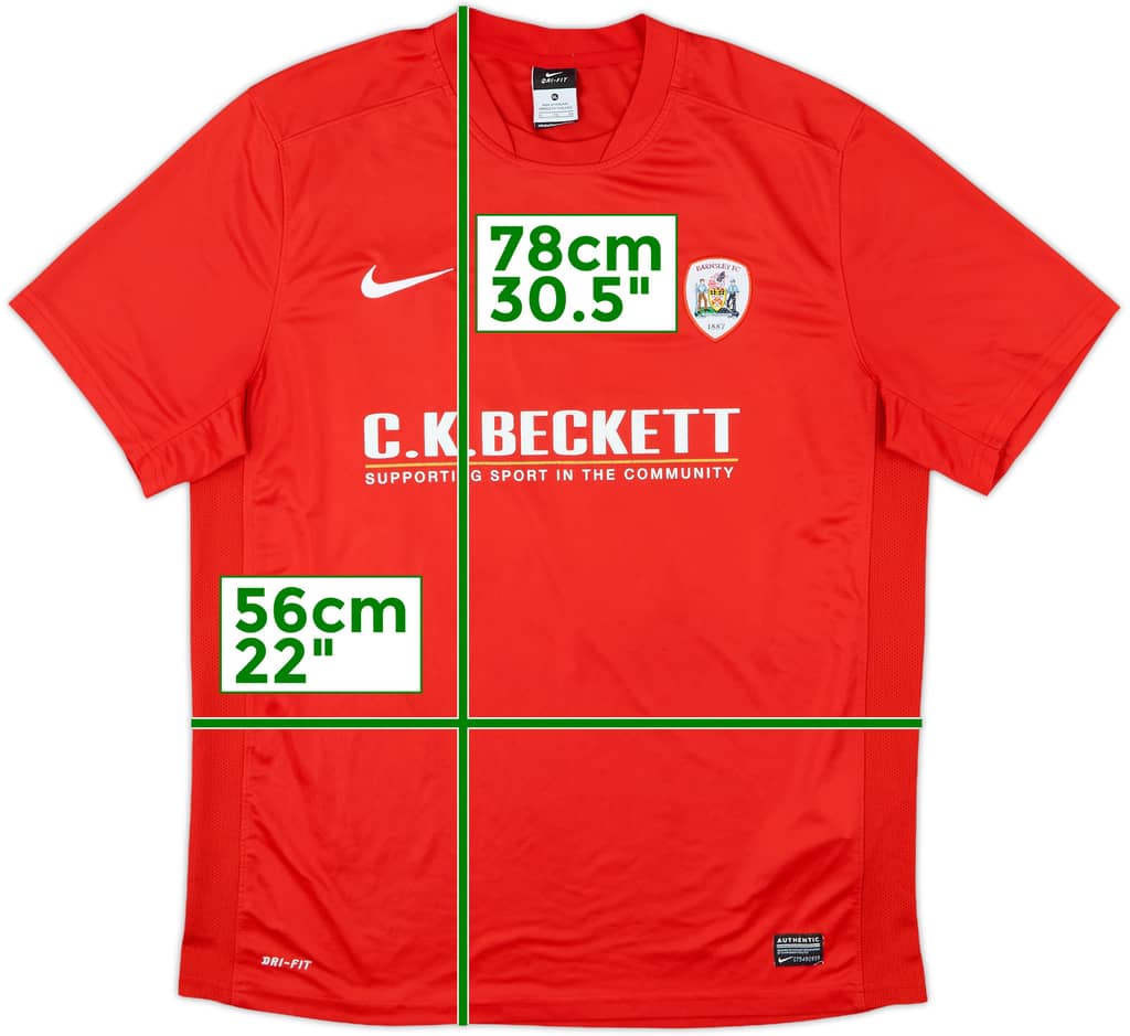 2013-14 Barnsley Home Shirt - 6/10 - (XL)