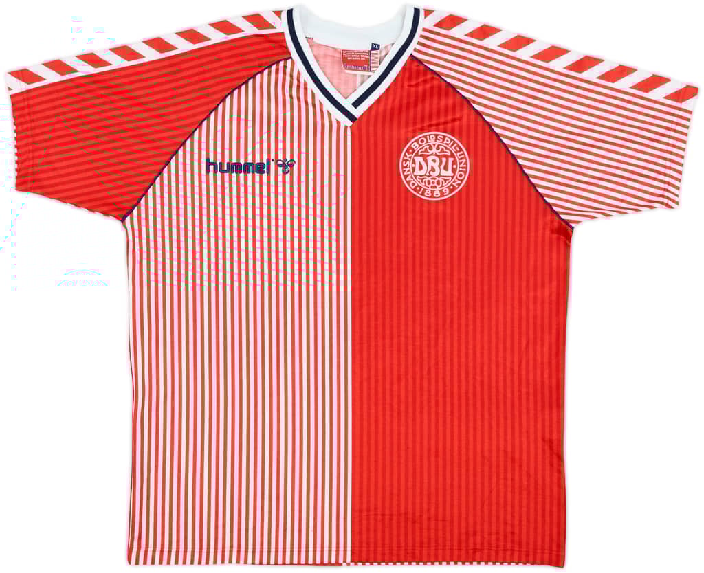 1986 Denmark Home Shirt - 8/10 - (XL)