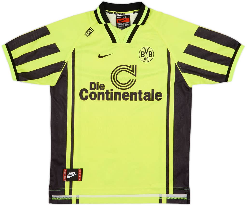1996-97 Borussia Dortmund Home Shirt - 9/10 - (XL.Boys)