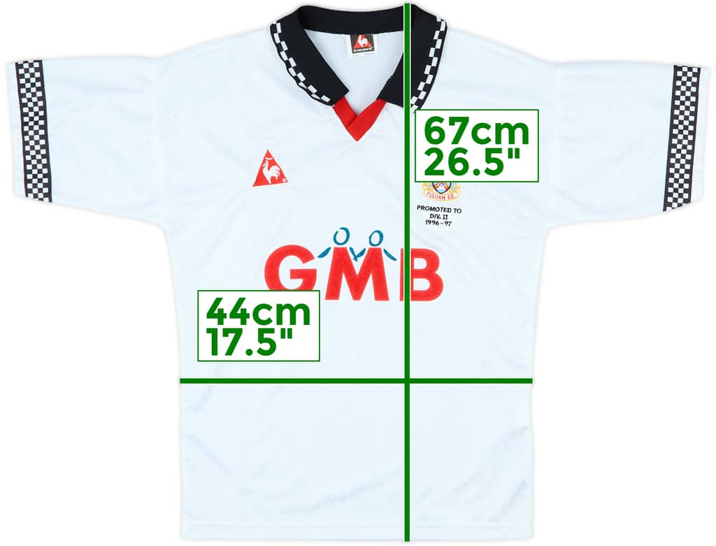 1996-97 Fulham Home Shirt - 10/10 - (S)
