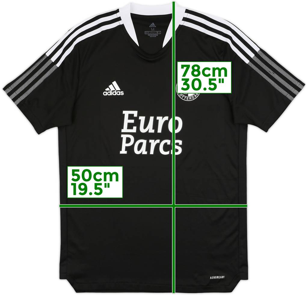 2021-22 Feyenoord adidas Training Shirt - 10/10 - (M)