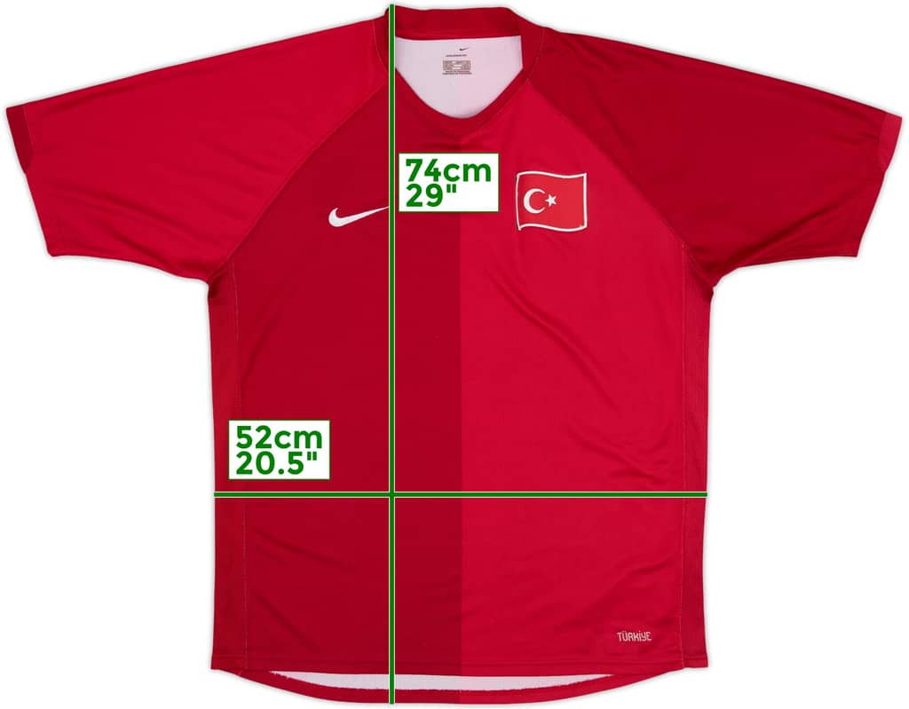 2006-08 Turkey Home Shirt - 7/10 - (M)