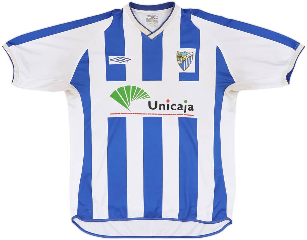 2001-02 Malaga Home Shirt - 6/10 - (XL)