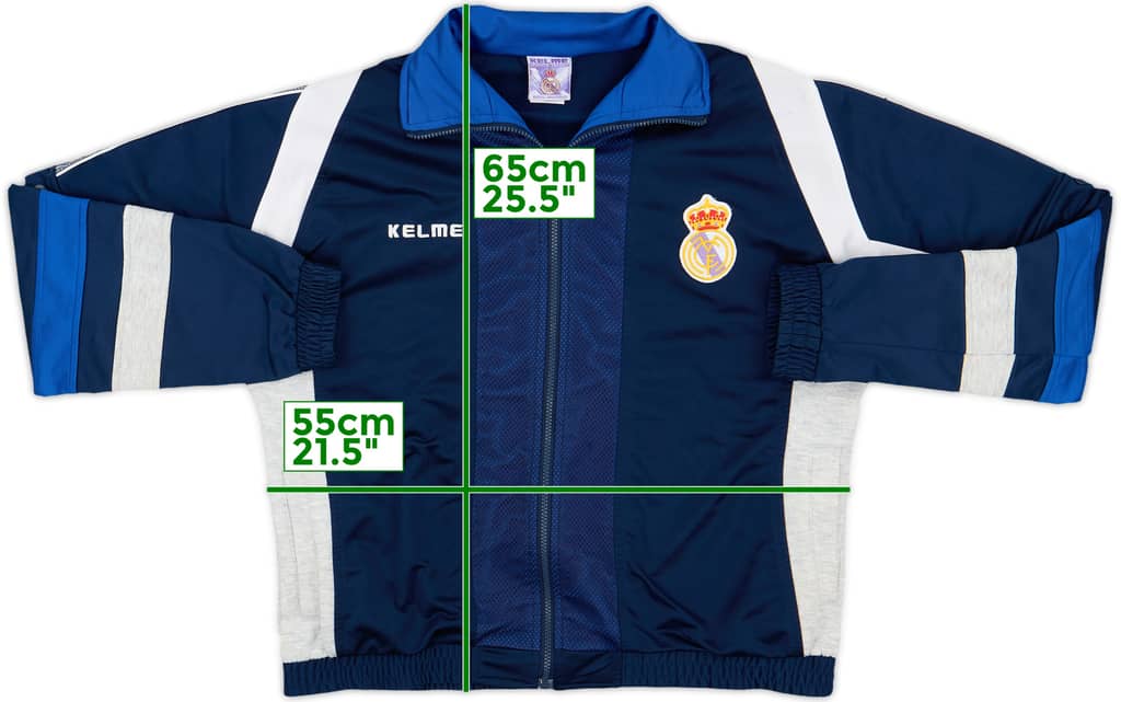 1996-97 Real Madrid Kelme Track Jacket - 8/10 - (L)