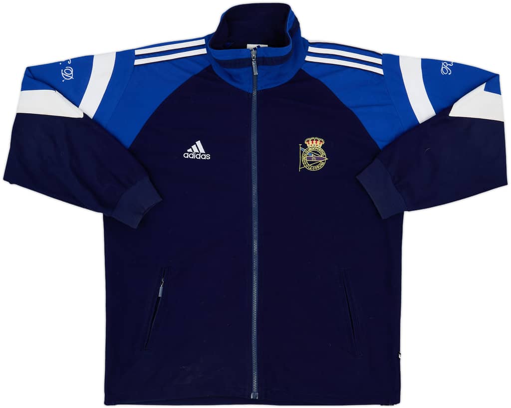 1997-98 Deportivo de La Coruna adidas Track Jacket - 8/10 - (XL)