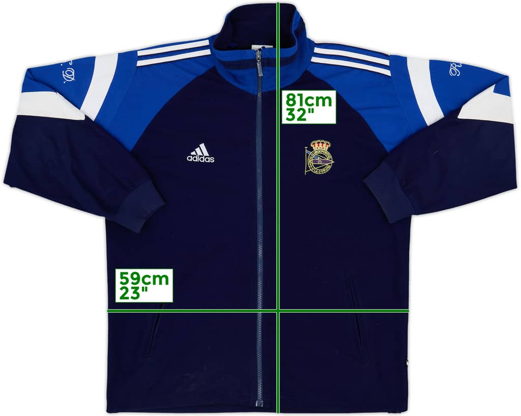 1997-98 Deportivo de La Coruna adidas Track Jacket - 8/10 - (XL)