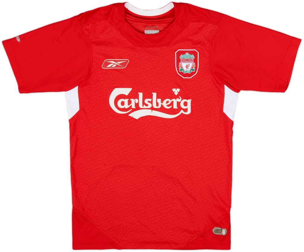 2004-06 Liverpool Home Shirt - 4/10 - (XS)