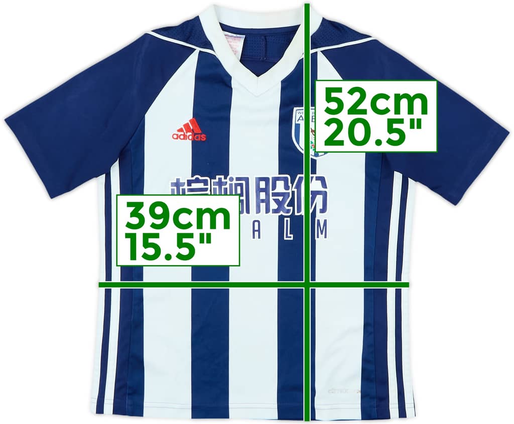 2017-18 West Brom Home Shirt - 5/10 - (S.Boys)