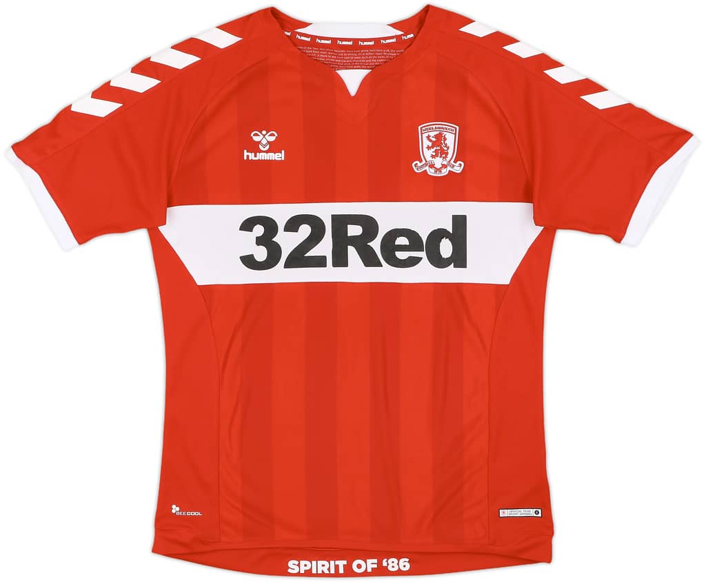 2018-19 Middlesbrough Home Shirt - 6/10 - (M)