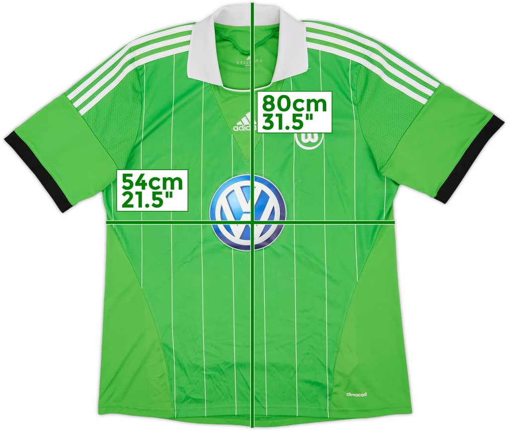2013-14 Wolfsburg Away Shirt - 6/10 - (XL)