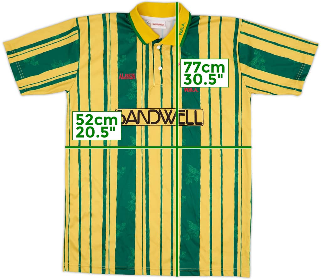 1992-93 West Brom Third Shirt - 9/10 - (M)