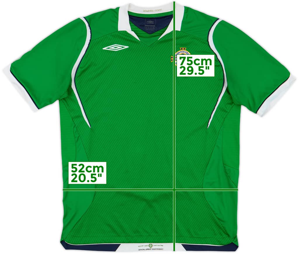 2008-10 Northern Ireland Home Shirt - 8/10 - (L)