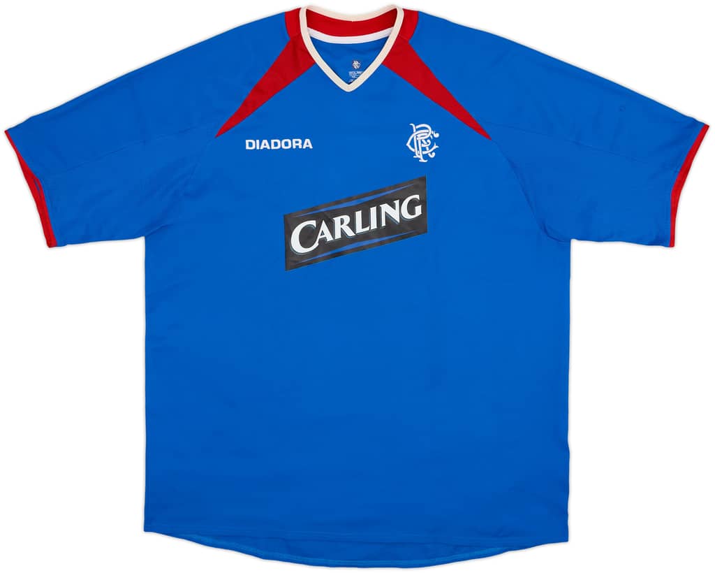 2003-05 Rangers Home Shirt - 8/10 - (XL)