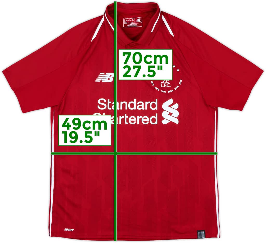 2018-19 Liverpool '6 Times' Special Edition Shirt - 7/10 - (S)